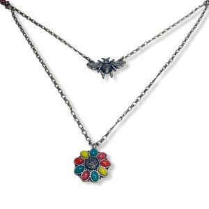 Lucky Brand Women's Medallion Layered Necklace